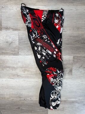 O’Neal Motocross Element Pants Red And Black Mens Size 30 Waist Punk Theme